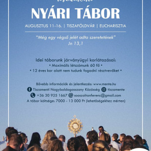 2020. 08. 11-16. Ifjúsági tábor, Tiszaföldvár